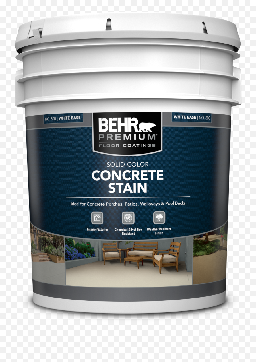 Solid Color Concrete Stain - Behr Premium Plus Png,Mirenesse Icon Sealer