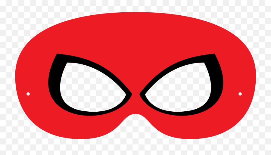 Spiderman Clipart Mask - Superhero Mask Clipart Png,Spiderman Face Png