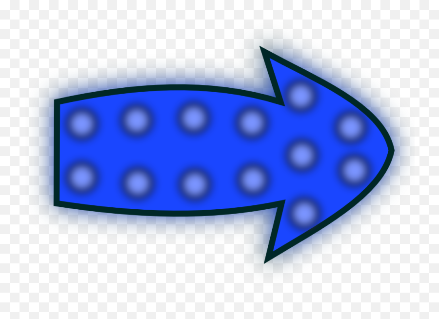 Blue Spotted Arrow Right Free Image Download - Penunjuk Arah Animasi Png,Blue Arrow Icon
