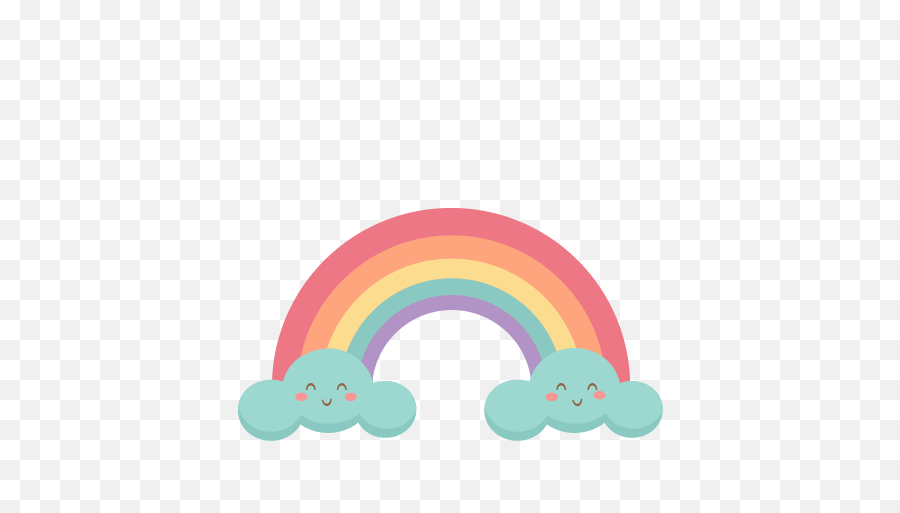 Rainbow Cute Png Image - Rainbow Cute Clipart Png,Rainbow Transparent