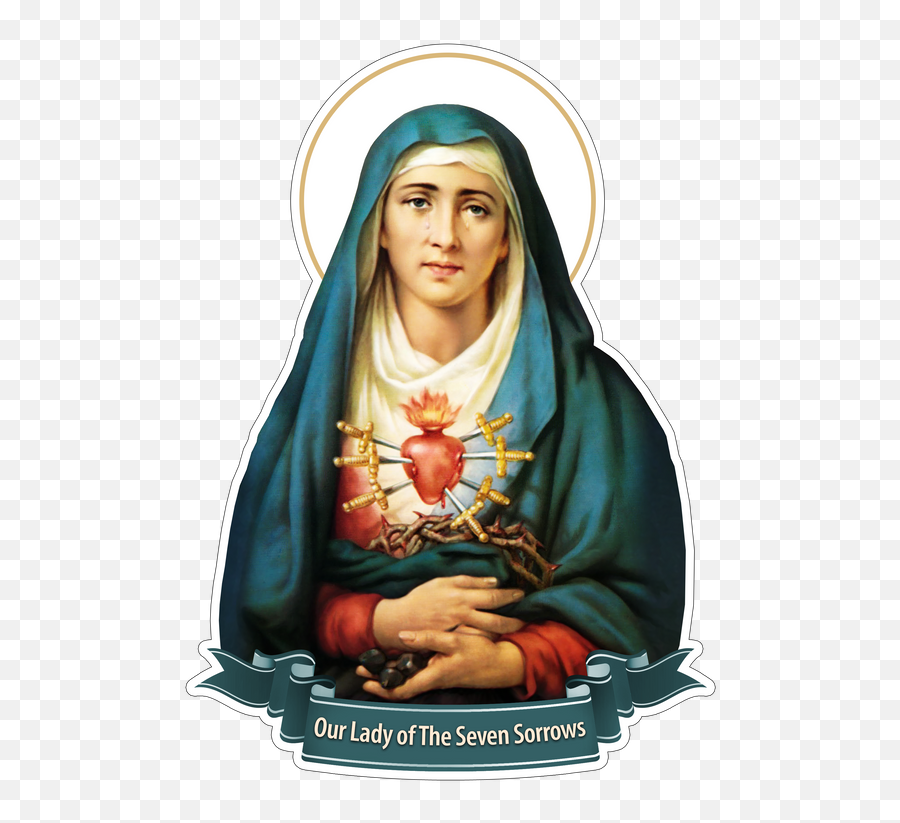 All Decals U2013 Devout - Our Lady Sorrows Png,Icon Of Our Lady Of Guadalupe