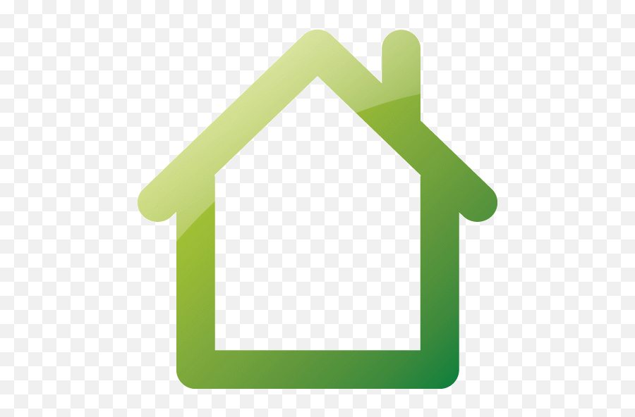 Web 2 Green Home Icon - Free Web 2 Green Home Icons Web Vertical Png,Green Home Icon
