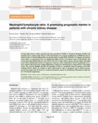 Pdf Neutrophillymphocyte Ratio A Promising Prognostic - Document png