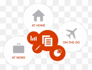 Microsoft Office - Tools to Get Work Done 365 From Anywhere Icon png