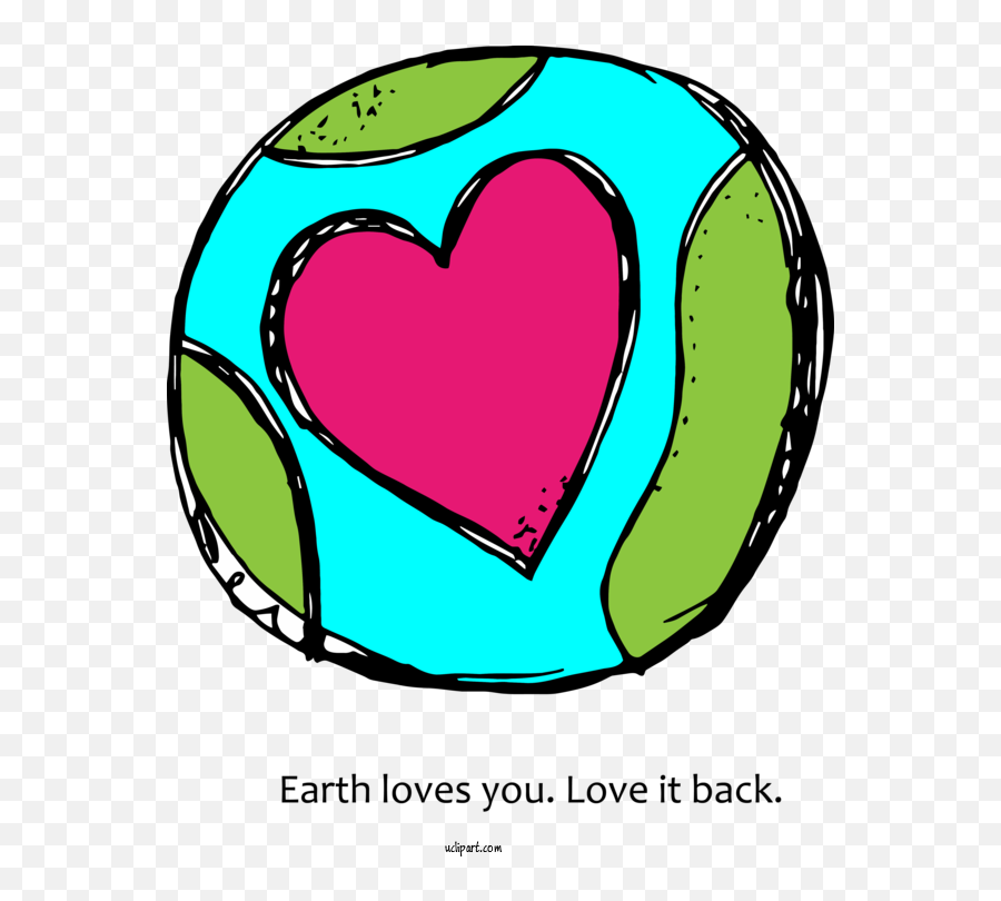 Holidays Heart Line Art Circle For Earth Day - Earth Day Earth Day Clipart Png,Heart Icon Clipart
