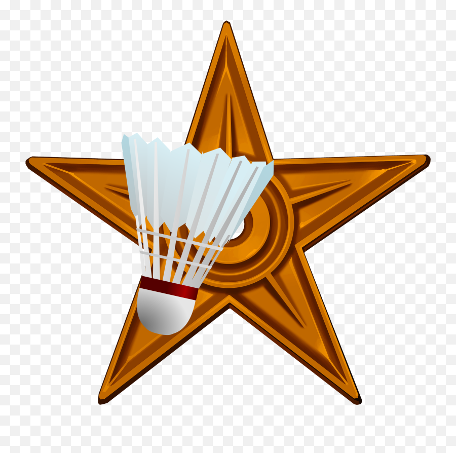 Filebadminton Barnstar Hirespng - Wikimedia Commons Video Game,Badminton Png