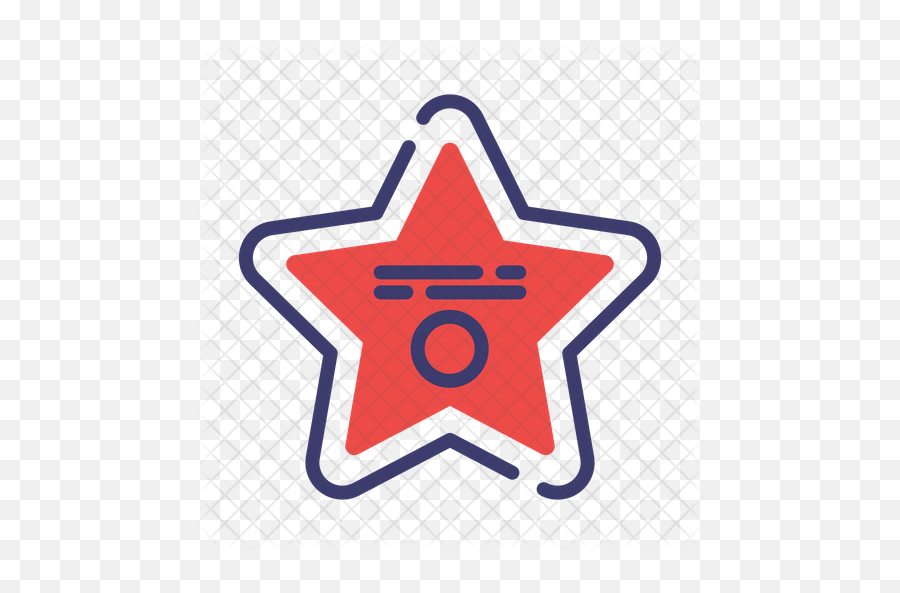Hollywood Star Icon Of Dualtone Style - Stars Gold Png,Hollywood Star Png