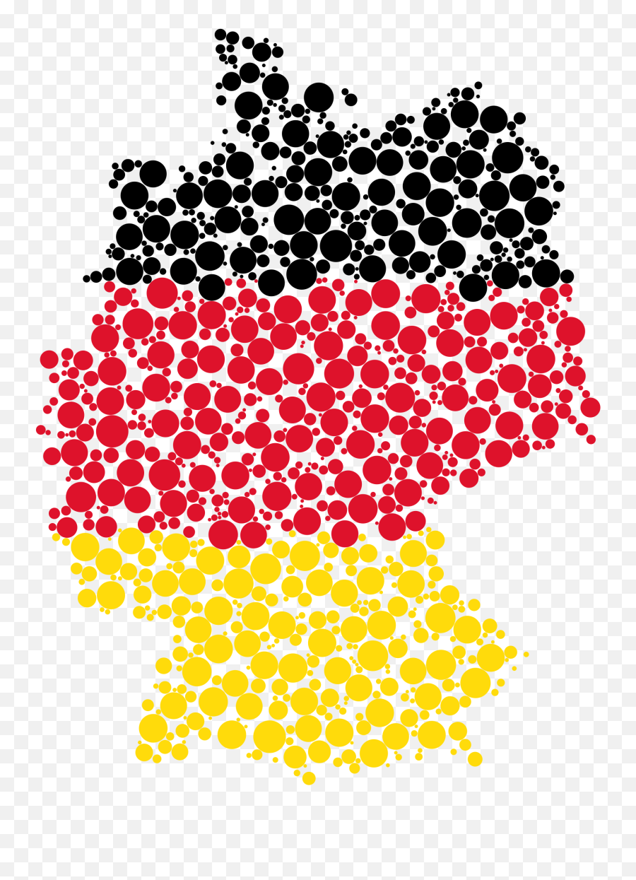 This Free Icons Png Design Of Germany Map Flag Circles - Germany Map Dots Free,Germ Icon