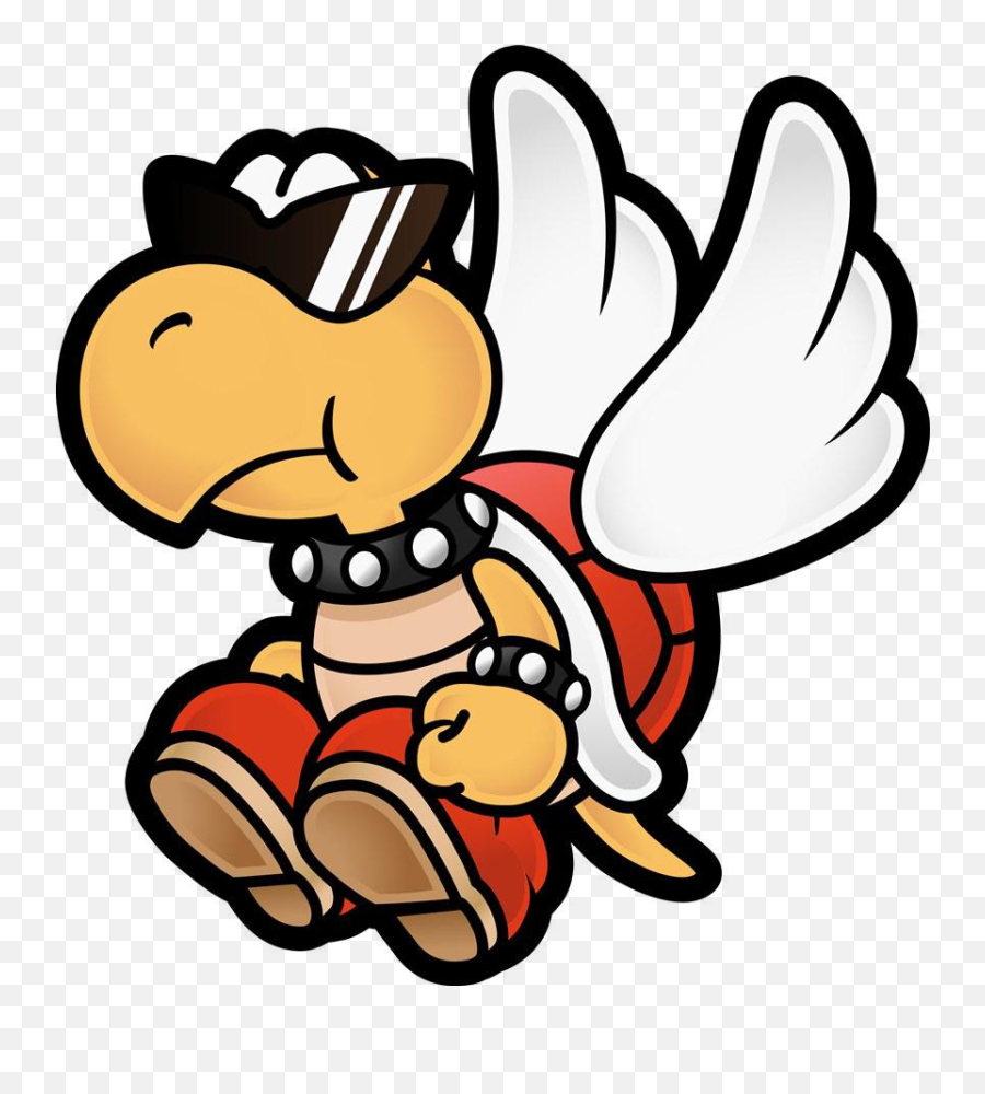 Koopa Paratroopa - Super Mario Wiki The Mario Encyclopedia Transparent Paper Mario Enemies Png,Wow Sentinel Army Icon