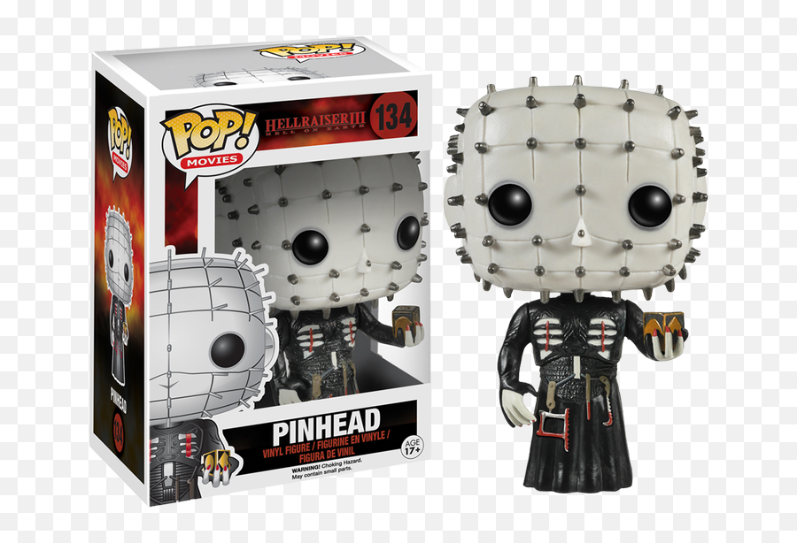 Pinhead - Hellraiser Pop Movie Vinyl Figure Pinhead Funko Pop Png,Pinhead Png