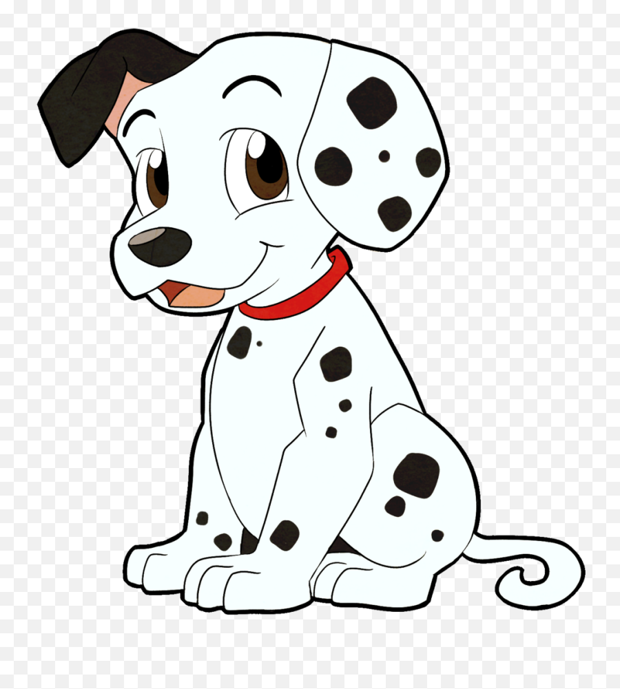 Download Hd Dalmatian Clipart Dog - Dalmatian Dog Cartoon Png,Transparent Dog Filter