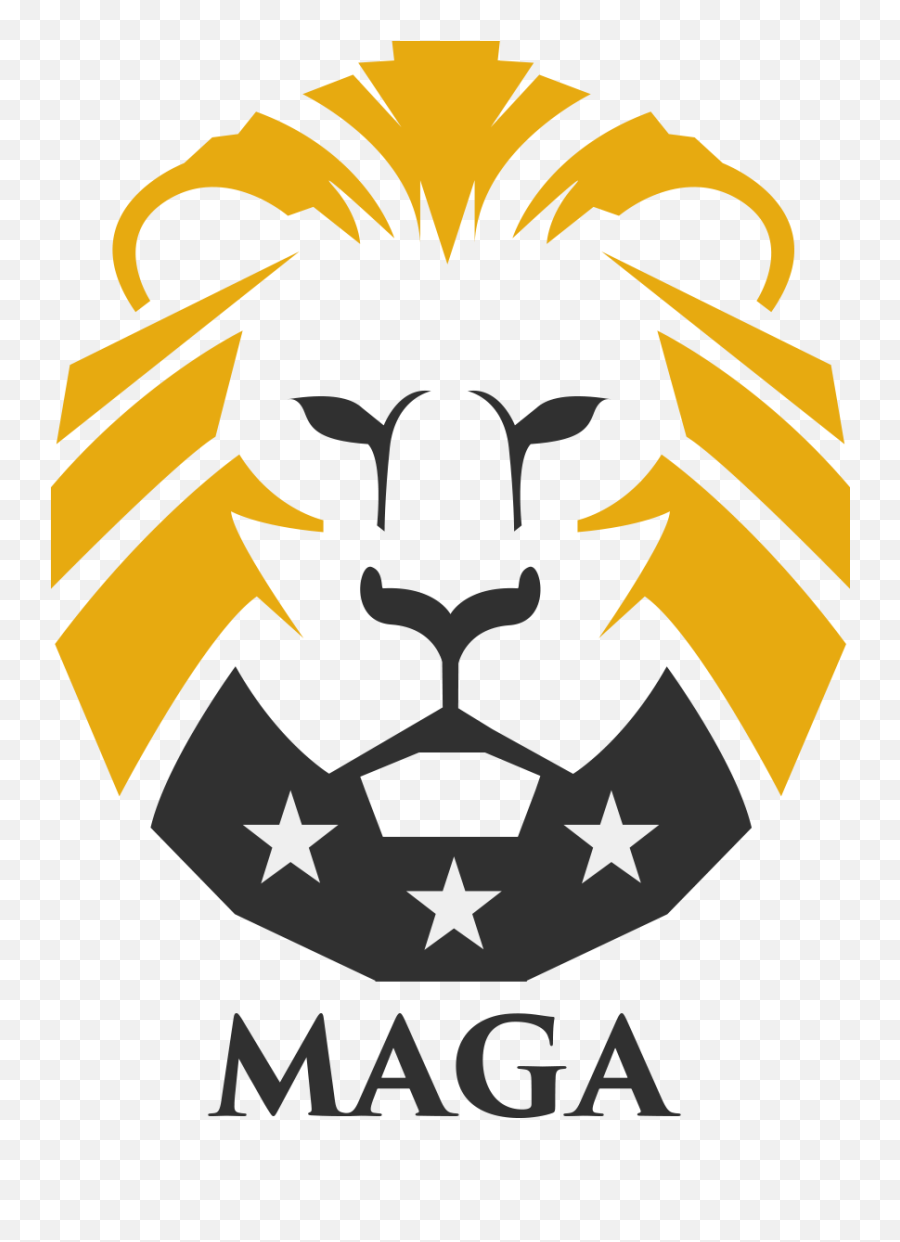 Trump Lion Logo Maga Clipart - Maga Lion Png,Maga Png