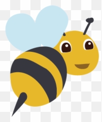 Bee Transparent Png - Cartoon Background