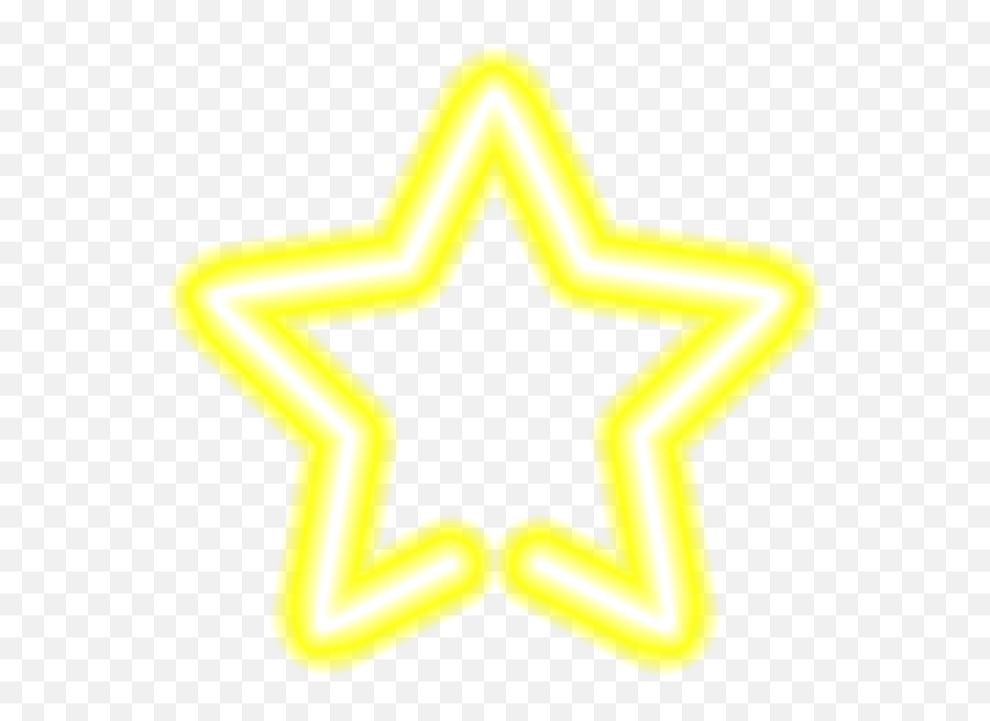 Download Neon Star Png - Yellow Neon Png Full Size Png Orange,Neon Png