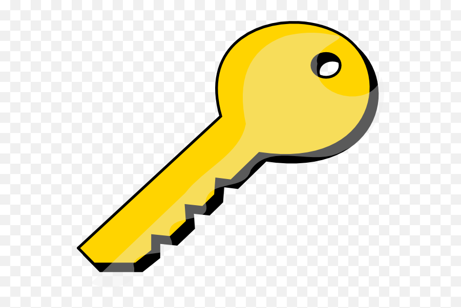 Free Key Clipart The Cliparts 2 - Coloured Key Clipart Png,Key Clipart Png