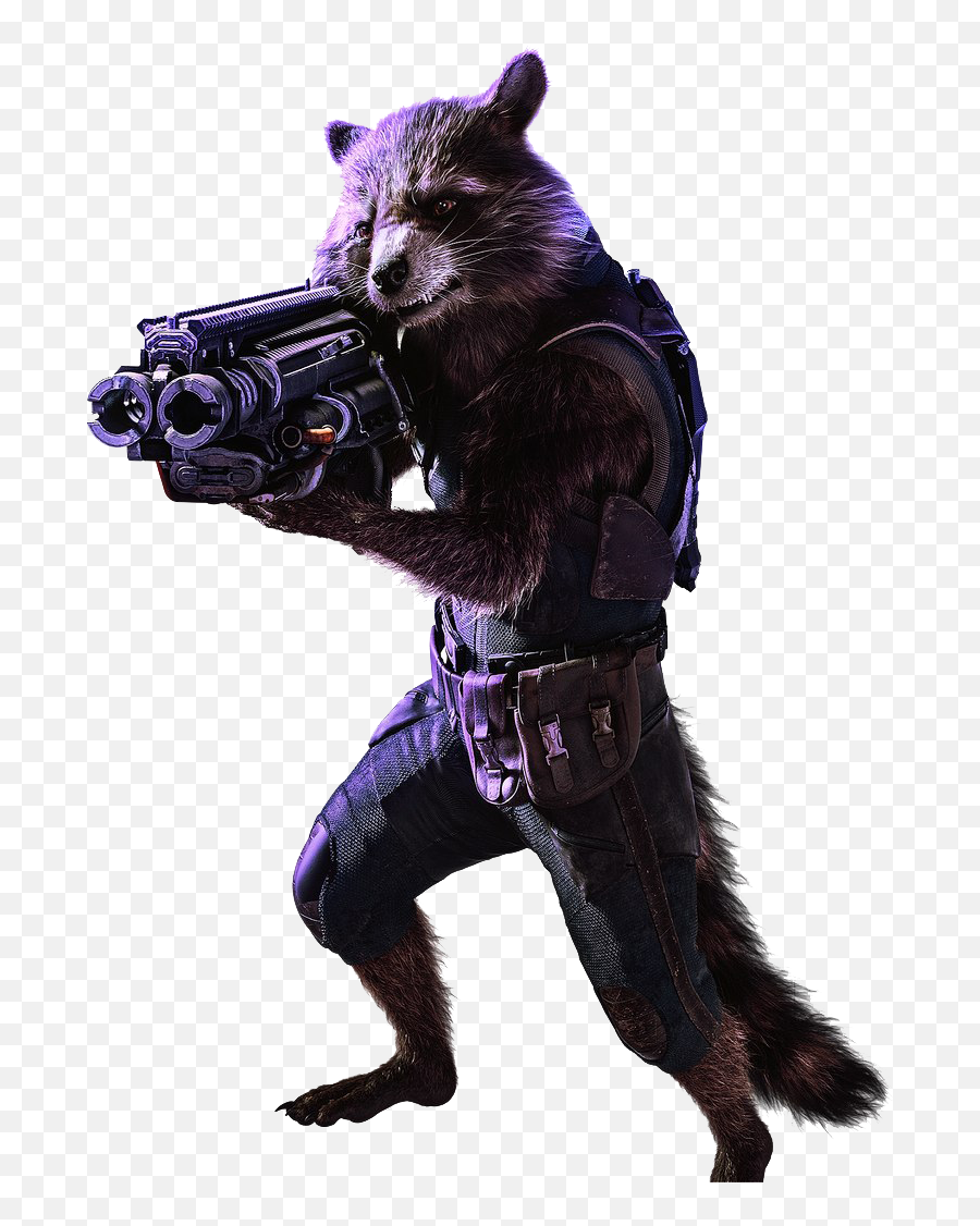 Rocket Raccoon Png Photo - Endgame Rocket Raccoon Png,Raccoon Png