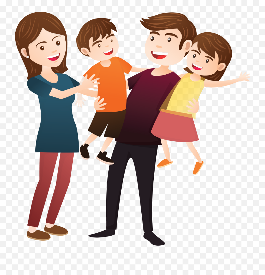 Happy Family Clipart - Clear Background Family Clipart Transparent Png, Family Clipart Png - free transparent png images 