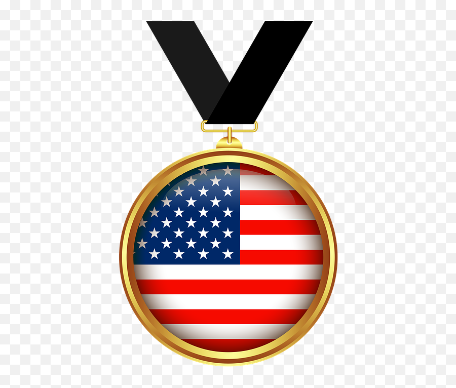 Medal Gold Tape Transparent - American Flag Png,Medal Transparent Background