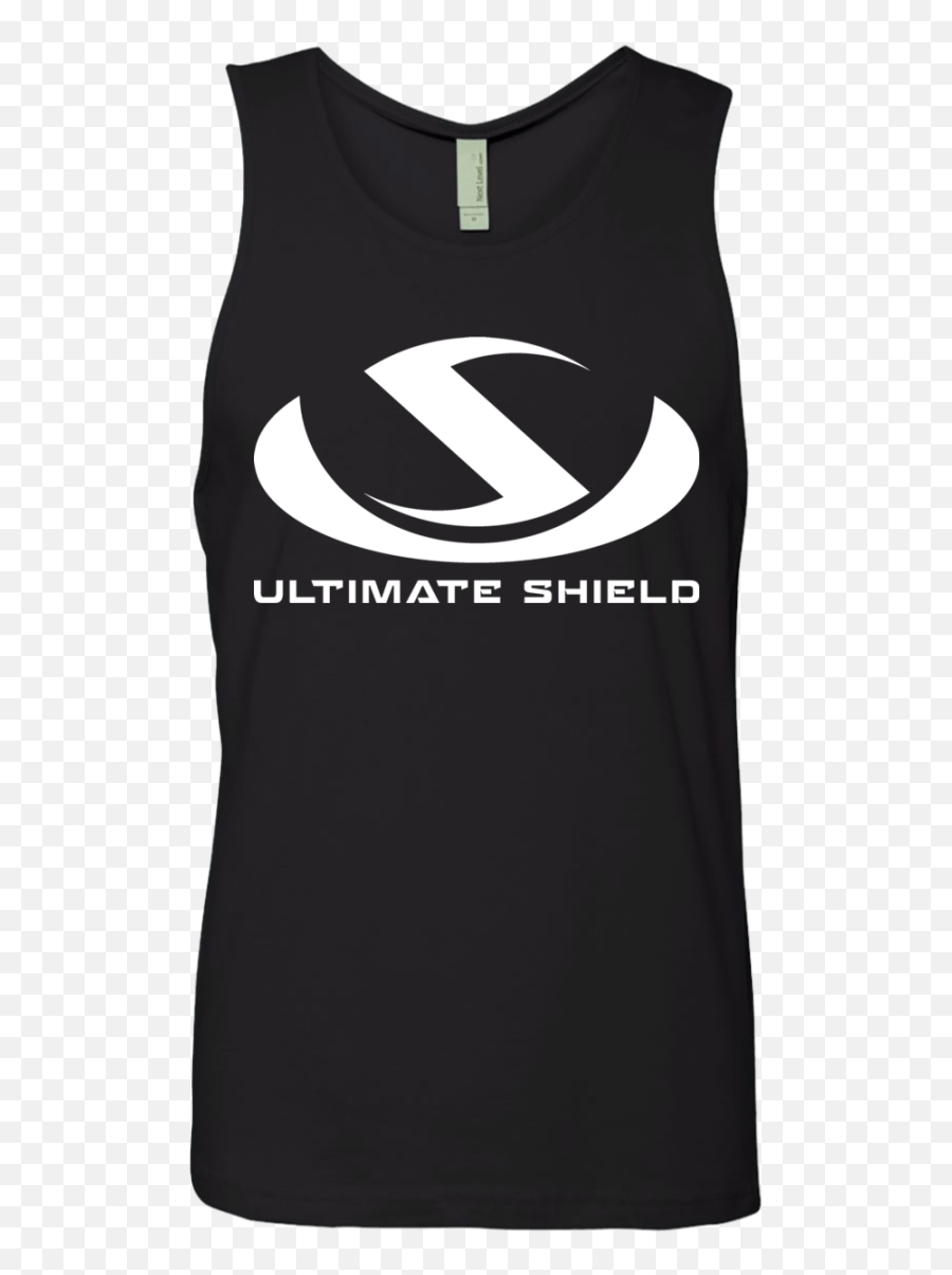 Ultimate Shield Logo Menu0027s Cotton Tank - Clothing Png,Shield Logo Transparent