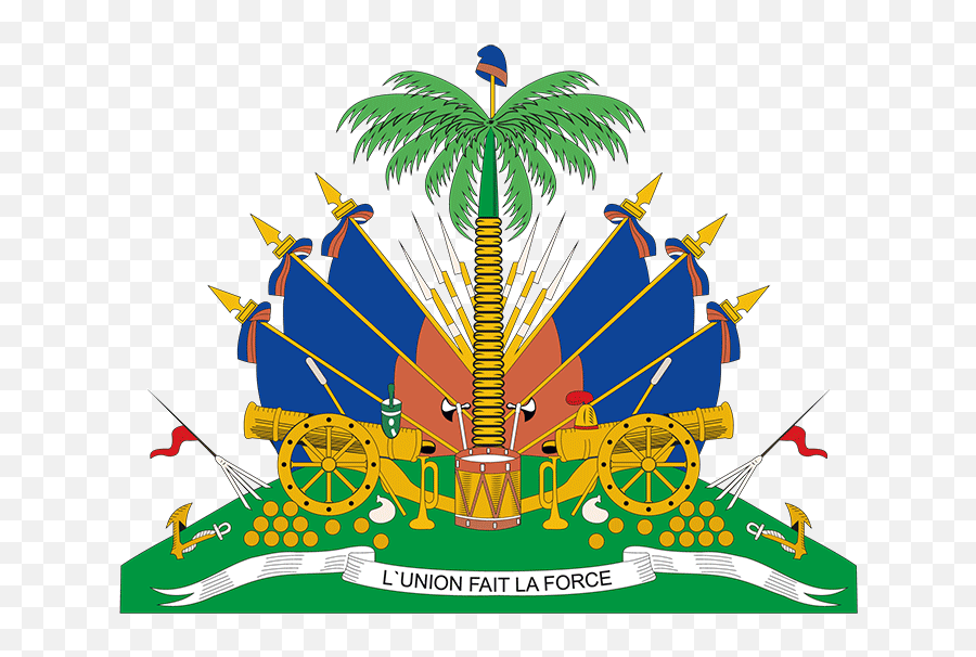 Haiti Flag Coat Of Arms - Escudo De La Bandera De Haiti Coat Of Arms Png,Haiti Flag Png