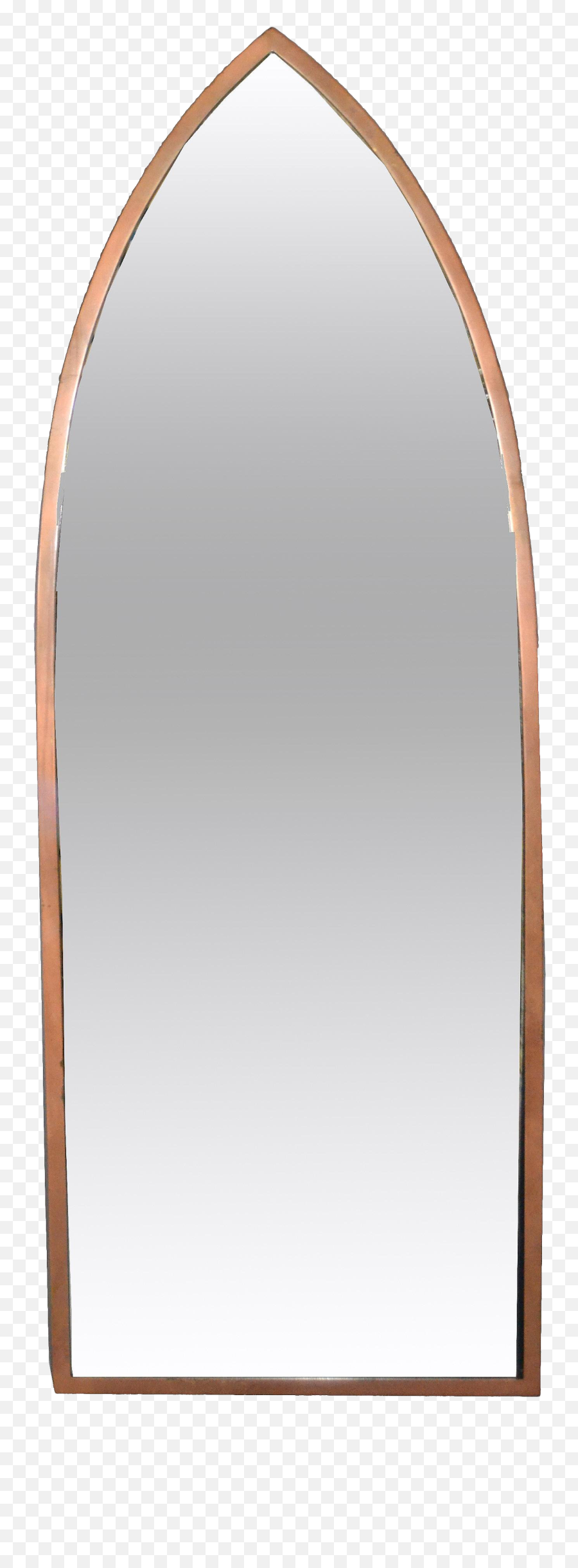 Hollywood Regency Italian Brass Gothic Arch Wall Mirror - Arch Png,Gothic Frame Png