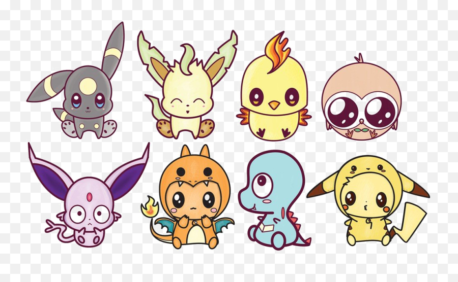 Pokemon Characters Png Image - Drawing Of Pokemon Characters,Characters Png