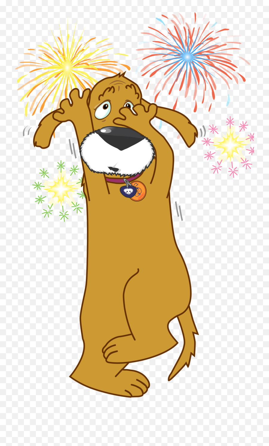 Download Riley Fireworks - Don T Fire Crackers Png Image Fireworks Scared Pets Clipart,Firecrackers Png