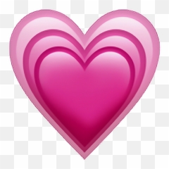 Heart Emoji Iphone Emojiip Pink Sticker - Growing png