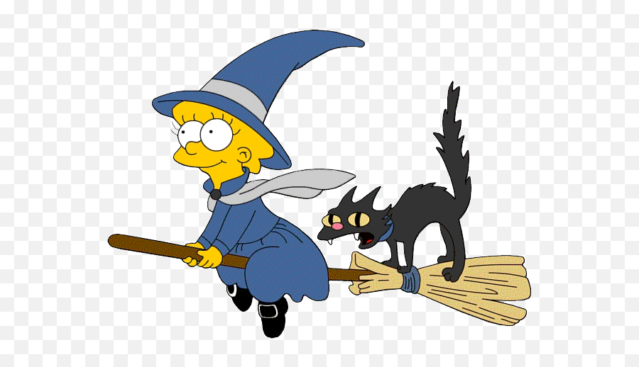 Clipart With Transparent Background Witch - Clip Art Library Lisa Simpson As A Witch Png,Witch Transparent Background