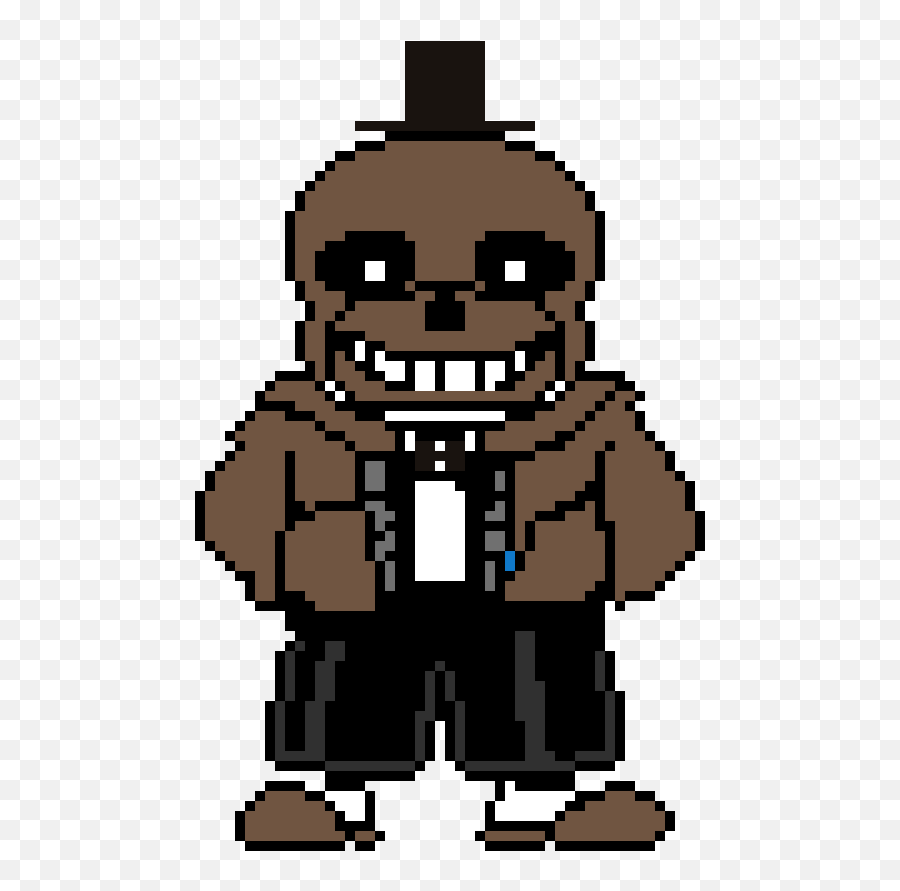 Freddy Sansbear Sprite - Sans Undertale Full Size Png Undertale Sans Pixel Art,Sans Undertale Png