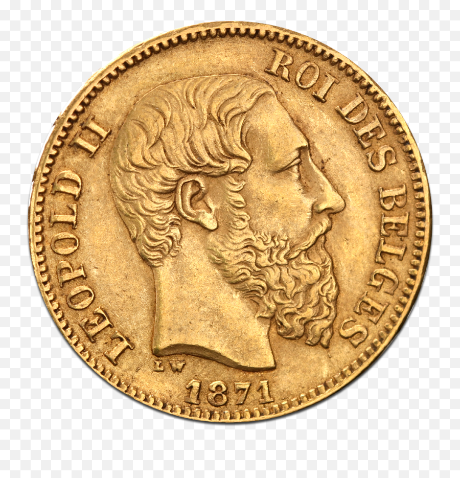 File20 Belgian Franc Leopold Ii Gold Coinpng - Wikimedia Most Expensive Australian Pennies,Gold Coins Png