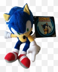 Sonic 8 Modern Plush - Tomy Modern Sonic Plush png