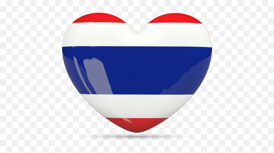 Heart Icon Illustration Of Flag Thailand - Thailand Flag Heart Png,Heart Icon Png