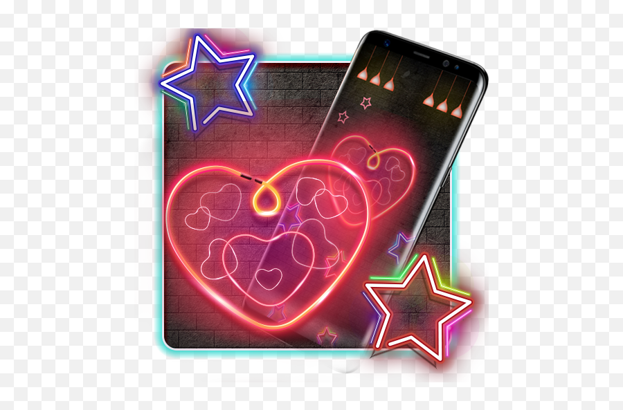 Neon Heart Lamp Theme - Aplikacionet Në Google Play Smartphone Png,Neon Heart Png