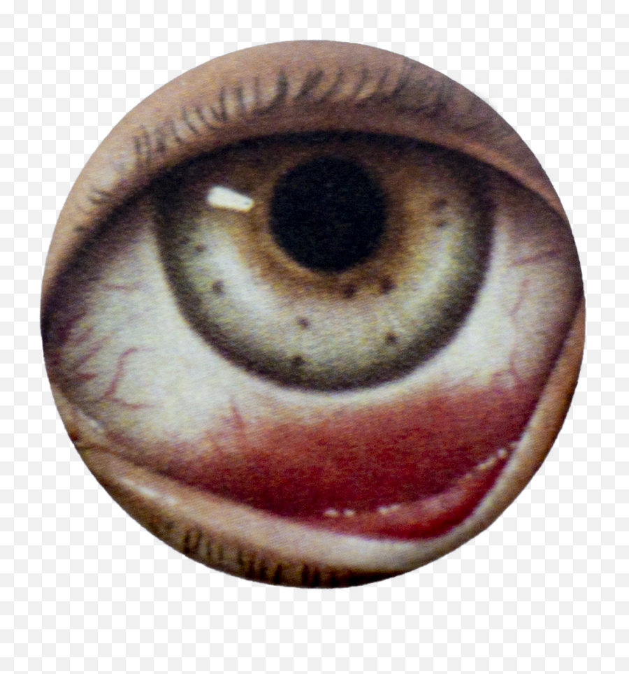 Red Eye Matte Button Winslow Dumaine - Circle Png,Red Eye Png