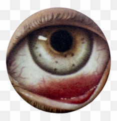 Red Eye Matte Button Winslow Dumaine - Circle Png,Red Eye Png