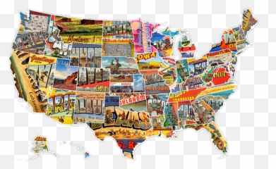 50 States Map Kids T - Virginia City On Us Map Png,United States Map Transparent Background