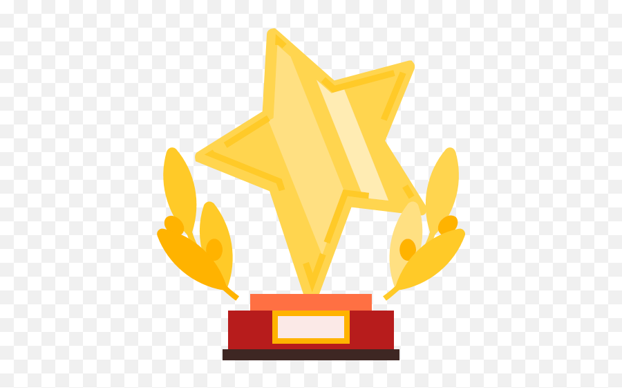 Prize Quality Star Trophy Icon Png