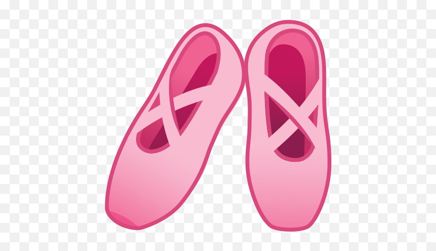 Ballet Shoes Emoji - Imagenes De Zapatillas De Ballet Animadas Png,Ballerina Shoes Png