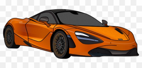 Download Hd Mclaren 720s Orange - Orange Mclaren Transparent Background Png,Mclaren Png