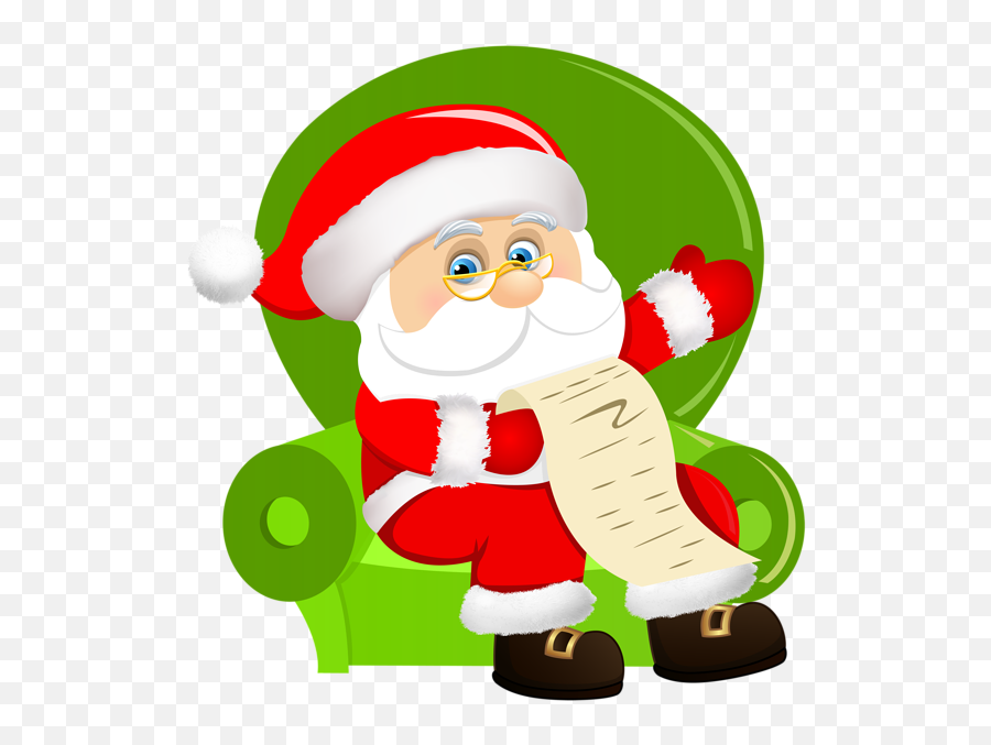 Download Clipart Beach Santa Claus - Santa Claus Png Clipart Santa On Chair Clipart,Santa Claus Png