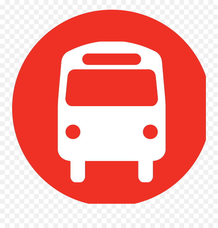Bus Logo Png - Bus Stop Icon Png Transparent Cartoon Jingfm Red Bus Icon Png,Stop Png