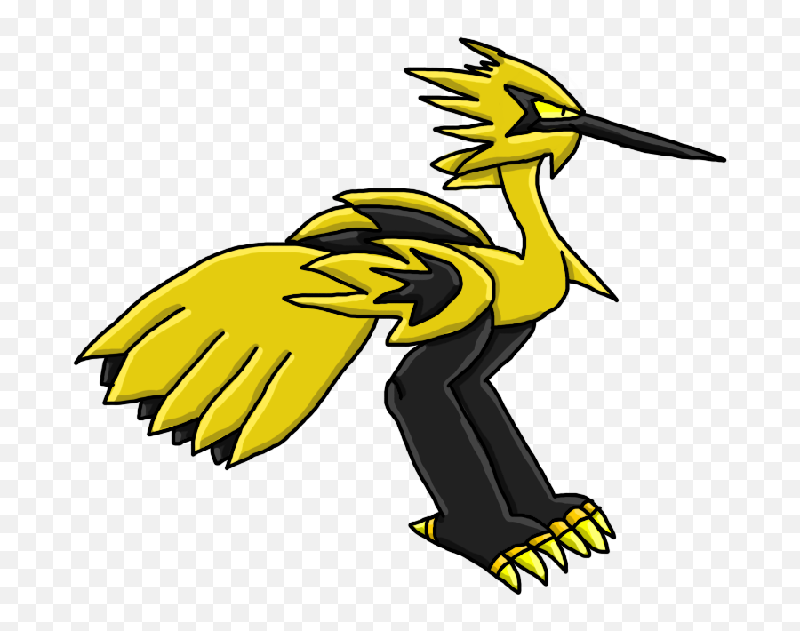 Galarian Zapdos U2014 Weasyl - Illustration Png,Zapdos Png