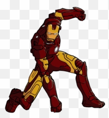 Iron Man Marvel Coloring Pages - Colored png