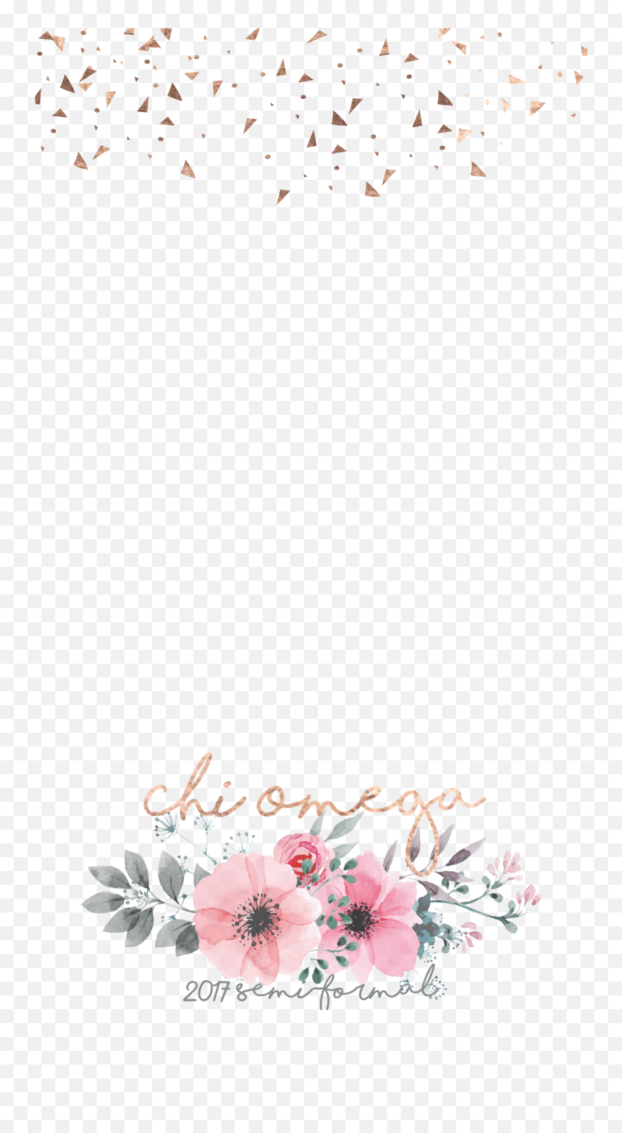 Snapchat Filters Clipart Pink Flower - Bird Migration Png,Snapchat Filters Png