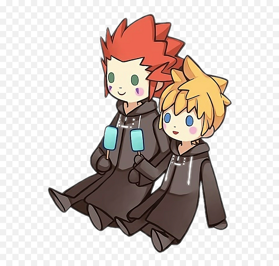 Akuroku Axel Roxas 358days - Fictional Character Png,Roxas Png