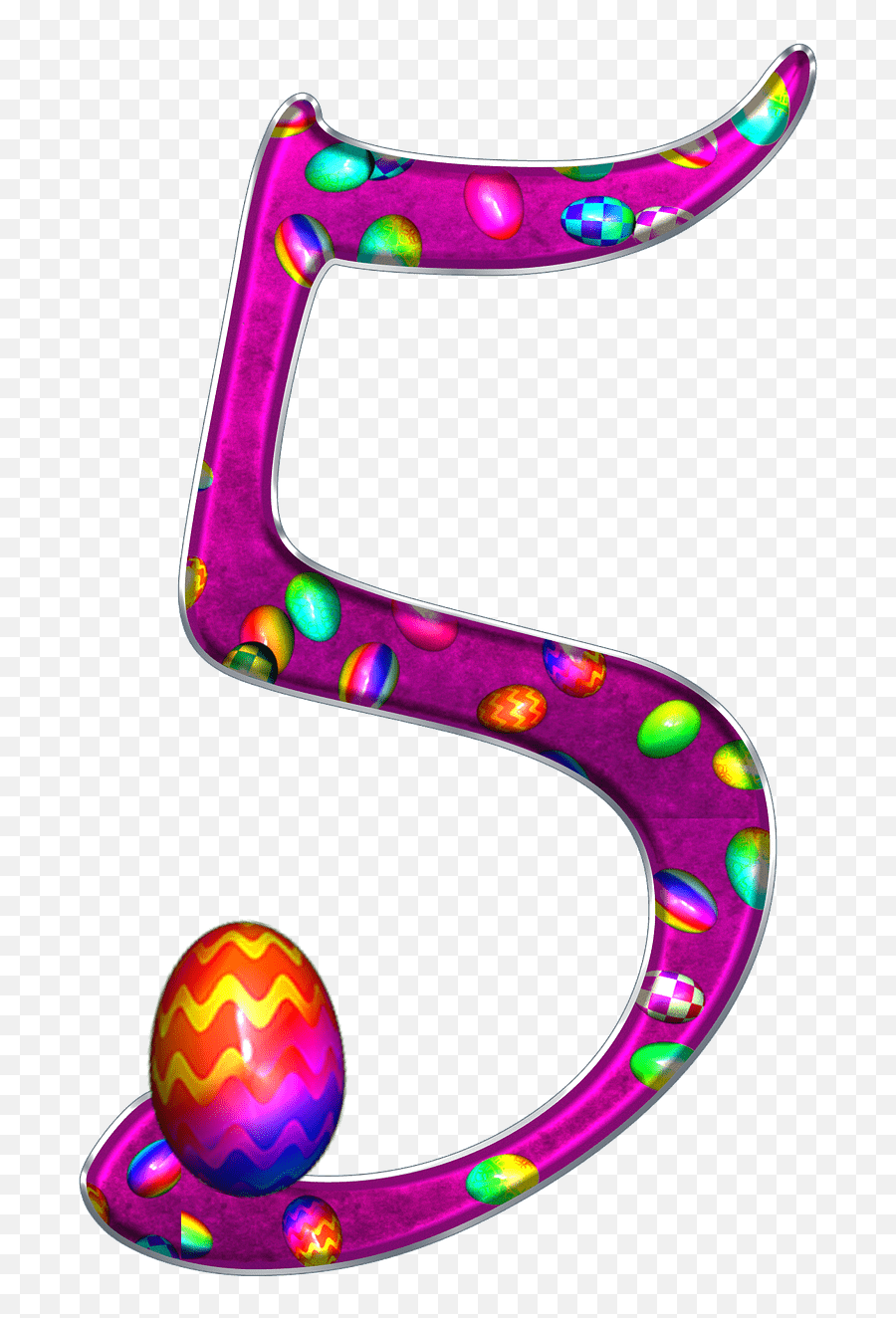 Easter Theme Number 5 Transparent Png - Stickpng Numero 5 Png Sin Fondo,Number 5 Png