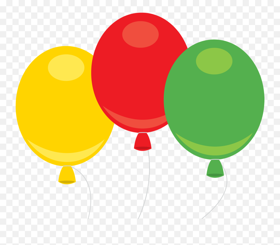 Birthday Balloons Clipart - Dot Png,Birthday Balloons Transparent