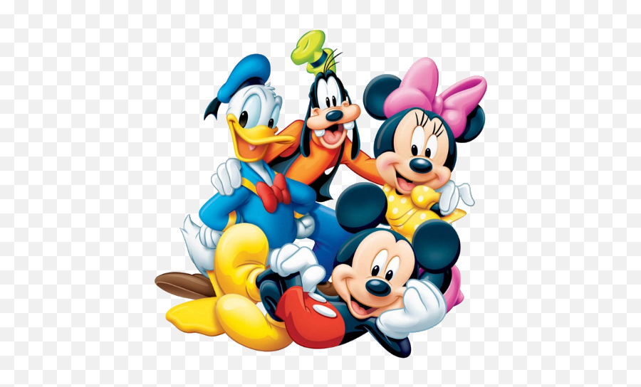 Disney And Cartoon Clip Art Characters - Mickey Mouse And Friends Png,Friends Transparent