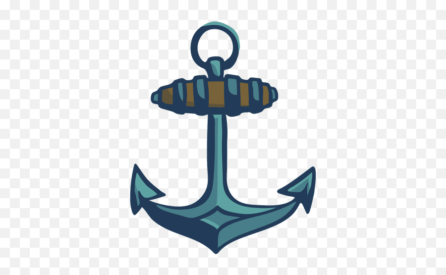 Hand Drawn Anchor - Nautical Png,Anchor Vector Png